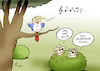 Cartoon: Gelbschopftölpel (small) by Paolo Calleri tagged usa russland donald trump treffen außenminister lawrow geheimdienste geheimnisse verraten ausgeplaudert karikatur cartoon paolo calleri