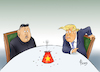 Cartoon: Gipfelergebnis (small) by Paolo Calleri tagged usa,nordkorea,vietnam,hanoi,gipfel,treffen,gipfeltreffen,praesident,donald,trump,machthaber,kim,jong,un,ergebnis,ergebnislos,gescheitert,abruestung,nuklearwaffen,atomwaffen,raketen,raketentests,sanktionen,frieden,koreakrieg,karikatur,cartoon,paolo,calleri