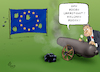 Cartoon: Gulaschkanone (small) by Paolo Calleri tagged eu,evp,volksparteien,konservative,fidesz,ausschluss,drohung,bedingungen,ungarn,bruessel,ministerpraesident,voktor,orban,antieuropaeisch,kampagnen,plakate,fluechtende,fluechtlingspolitik,abschottung,fremdenfeindlich,demokratie,rechtspopulistisch,nationalistisch,national,europa,karikatur,cartoon,paolo,calleri