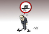 Cartoon: Halbe Maut (small) by Paolo Calleri tagged deutschland,bundesverkehrsminister,alexander,dobrindt,csu,maut,strassengebuehr,auslaender,eu,gesetz,kritik,aenderungen,ausnahmen,einnahmen,gebuehr,autobahnen,bundesstrassen,karikatur,cartoon,paolo,calleri