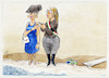 Cartoon: Kajal (small) by Paolo Calleri tagged eu,europa,migration,migranten,mittelmeer,italien,kalabrien,bootsunglueck,tote,meloni,menschlichkeit,karikatur,cartoon,paolo,calleri