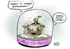 Cartoon: Klimawandel (small) by Paolo Calleri tagged weihnachten,betlehem,krippe,jesuskind,geburt,schneekugel,klima,klimawandel,glaube,religion,klischee,christentum,kitsch,karikatur,cartoon,paolo,calleri