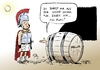 Cartoon: Korruptionsindex (small) by Paolo Calleri tagged griechenland,hellas,athen,korruption,index,corruption,perception,transparency,international,nationen,eu,europa,schuldenkrise,staatsschulden,diogenes,alexander,fass,politik