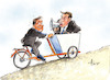 Cartoon: Lastenfahrrad (small) by Paolo Calleri tagged deutschland,wahlen,bundestag,bundestagswahlen,2021,parteien,union,cdu,csu,kanzlerkandidat,armin,laschet,parteivorsitzender,markus,soeder,bayern,wahlkampf,umfragen,kandidaten,lastenfahrrad,gruene,foerderung,zuschuss,rivalitaet,karikatur,cartoon,paolo,calleri