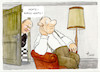 Cartoon: Lebensabend (small) by Paolo Calleri tagged deutschland,bundeskanzler,scholz,lebensarbeitszeit,rente,rentenalter,renteneintrittsalter,arbeit,soziales,loriot,sketch,karikatur,cartoon,paolo,calleri