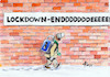 Cartoon: Lockdown-Verlängerung (small) by Paolo Calleri tagged welt,eu,deutschland,lockdown,ende,verlaengerung,januar,2021,infektionen,neuinfektionen,ueberlastung,krankenhaeuser,intensivstationen,patienten,risikogruppen,gesundheit,wirtschaft,gesellschaft,arbeit,soziales,schulen,solidaritaet,pandemie,virus,covid,19,corona,karikatur,cartoon,paolo,calleri