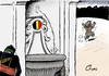 Cartoon: Manneken Pis (small) by Paolo Calleri tagged eu,bruessel,belgien,frankreich,paris,anschlaege,terror,terrorismus,terrorverdaechtige,suche,fahndung,islamisten,is,islamismus,warnstufe,oeffentliches,leben,westen,werte,manneken,pis,wahrzeichen,karikatur,cartoon,paolo,calleri