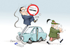 Cartoon: Maut-Klage (small) by Paolo Calleri tagged eu,deutschland,oesterreich,pkw,maut,autobahnen,auslaender,gebuehr,klage,eugh,alexander,dobrindt,bundesverkehrsminister,verkehr,karikatur,cartoon,paolo,calleri