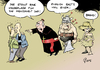 Cartoon: Niederlage (small) by Paolo Calleri tagged vatikan,katholizismus,ehe,familie,homosexualitaet,schwule,lesben,schwul,referendum,irland,abstimmung,konservativ,niederlage,menscheit,karikatur,cartoon,paolo,calleri