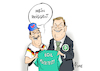 Cartoon: Özil-Rücktritt (small) by Paolo Calleri tagged deutschland,sport,politik,spieler,fussball,mesut,oezil,ruecktritt,nationalmannschaft,grindel,wm,russland,kritik,foto,erdogan,trikot,demokratie,politiker,rassismus,migranten,integration,suendenbock,afd,rechtspopulisten,karikatur,cartoon,paolo,calleri