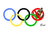 Cartoon: Olympia-Ausschluss (small) by Paolo Calleri tagged brasilien,rio,olympia,leichtathletik,internationaler,sportgerichtshof,russland,doping,system,ausschluss,karikatur,cartoon,paolo,calleri