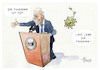 Cartoon: Pandemie-Ende (small) by Paolo Calleri tagged usa,praesident,biden,pandemie,corona,covid,gesundheit,infektionen,karikatur,cartoon,paolo,calleri