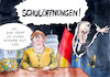 Cartoon: Prosit Neujahr 2021! (small) by Paolo Calleri tagged welt,eu,deutschland,silvester,ansprache,neujahrsansprache,neujahr,bundeskanzlerin,cdu,angela,merkel,friedrich,merz,2021,covid,19,corona,virus,gesundheit,lockdown,neuinfektionen,tote,schulen,schueler,schuloeffnungen,zahlen,eindaemmung,arbeit,wirtschaft,gesellschaft,karikatur,cartoon,paolo,calleri