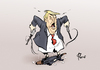 Cartoon: Revolverheld (small) by Paolo Calleri tagged usa,praesidentschaft,kandidaten,wahlen,donald,trump,republikaner,waffen,gesetze,lobby,massaker,attentat,club,homosexuelle,populismus,muslime,islamophob,karikatur,cartoon,paolo,calleri