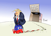 Cartoon: Riesiger Erfolg (small) by Paolo Calleri tagged us,usa,midterms,wahlen,repraesentantenhaus,praesident,donald,trump,mehrheit,verlust,senat,macht,regieren,demokraten,republikaner,minderheiten,schwarze,immigration,karikatur,cartoon,paolo,calleri