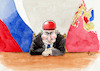 Cartoon: Roter Knopf (small) by Paolo Calleri tagged ukraine,russland,putin,militaer,waffen,roter,knopf,nuklearwaffen,karikatur,cartoon,paolo,calleri