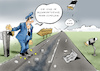 Cartoon: Rückzieher (small) by Paolo Calleri tagged eu,deutschland,bundesverkehrsminister,verkehr,andreas,scheuer,mautskandal,maut,pkw,mautdebakel,debakel,untersuchungsausschuss,bundestag,akten,cartoon,karikatur,paolo,calleri