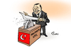 Cartoon: Scharfmacher (small) by Paolo Calleri tagged tuerkei,parlamentswahlen,wahlen,akp,absolute,mehrheit,praesident,recep,tayyip,erdogan,demokratie,pressefreiheit,journalismus,opposition,kurden,syrien,polarisierung,nationalismus,karikatur,cartoon,paolo,calleri