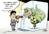 Cartoon: Schmelze (small) by Paolo Calleri tagged japan,fukushima,katastrophe,energieplan,wiedereinstieg,kernkraft,atom,energiebedarf,regierung,ministerpräsident,shinzo,abe,liberaldemokraten,godzilla,karikatur,cartoon,paolo,calleri