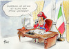 Cartoon: Super Mario (small) by Paolo Calleri tagged europa,eu,italien,regierung,ministerpraesident,mario,draghi,vertrauensvotum,abgeordnete,senat,gesellschaft,umwelt,arbeit,soziales,finanzen,wirtschaft,covid,19,corona,pandemie,kosten,karikatur,cartoon,paolo,calleri