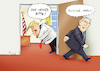 Cartoon: Tillerson-Entlassung (small) by Paolo Calleri tagged usa,praesident,donald,trump,aussenminister,rex,tillerson,entlassung,mitarbeiter,minister,posten,weisses,haus,karikatur,cartoon,paolo,calleri