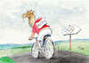 Cartoon: Trampeltiers Heimfahrt (small) by Paolo Calleri tagged japan olympische spiele olympia 2021 tokio radsport funktionaer patrick moster rassismus fairplay respekt toleranz zeitfahren kamel beleidigung karikatur cartoon paolo calleri