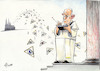 Cartoon: V- Die Besucher (small) by Paolo Calleri tagged deutschland,vatikan,papst,franziskus,koeln,erzbistum,christentum,christen,religion,katholizismus,pruefer,visitatoren,visitation,missbrauchsfaelle,karikatur,cartoon,paolo,calleri