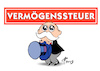 Cartoon: Vermögenssteuer (small) by Paolo Calleri tagged deutschland,steuer,vermoegen,vermoegenssteuer,superreiche,finanzen,wirtschaft,konservative,reich,arm,gesellschaft,sozial,soziales,arbeit,gerechtigkeit,staat,parteien,spd,sozialdemokraten,profil,karikatur,cartoon,paolo,calleri