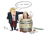 Cartoon: Vineboarding (small) by Paolo Calleri tagged usa,praesident,donald,trump,luegen,wahrheit,falschaussagen,washington,wahlkampf,presse,medien,fake,news,beschuldigungen,kritik,charlottesville,rechte,rechtsextreme,nazis,neonazis,rede,relativierung,gewalt,veritas,goettin,karikatur,cartoon,paolo,calleri