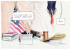 Cartoon: Wahlkampf-Starthilfe (small) by Paolo Calleri tagged usa,capitol,januar,2021,sturm,verschwoerung,justiz,anklage,gericht,republikaner,demokratie,politik,karikatur,cartoon,paolo,calleri