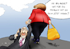 Cartoon: Zerreißprobe (small) by Paolo Calleri tagged deutschland,bundesregierung,union,sondierungen,ergebnisse,koalitionsverhandlungen,grose,koaltion,groko,empfehlungen,parteispitze,parteibasis,skepsis,zweifel,gegner,nogroko,jusos,sozialdemokraten,landesparteitag,sachsen,anhalt,parteichef,martin,schulz,bundeskanzlerin,angela,merkel,verwalten,gestalten,zukunft,karikatur,cartoon,paolo,calleri