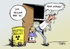 Cartoon: Zwischengelagert (small) by Paolo Calleri tagged salzstock,gorleben,erkundung,atommüll,endlager,endlagersuche,bundesumweltminister,peter,altmaier,moratorium,erkundungsmoratorium,bundestagswahl,2013,umwelt,politik