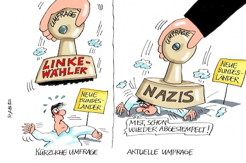 Cartoon: Abgestempeltes (medium) by RABE tagged chemnitz,sachsen,aufmarsch,demo,rabe,ralf,böhme,cartoon,karikatur,pressezeichnung,farbcartoon,tagescartoon,dresden,polizei,merkel,weg,linke,linkswähler,nazis,rechte,afd,flüchtlinge,stempel,ostdeutschland,ossis,bundesländer,stemprlkissen,umfragen,rassismus,rassisten,chemnitz,sachsen,aufmarsch,demo,rabe,ralf,böhme,cartoon,karikatur,pressezeichnung,farbcartoon,tagescartoon,dresden,polizei,merkel,weg,linke,linkswähler,nazis,rechte,afd,flüchtlinge,stempel,ostdeutschland,ossis,bundesländer,stemprlkissen,umfragen,rassismus,rassisten