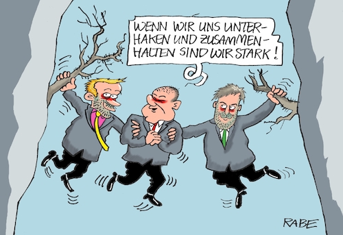 Cartoon: Abgrundtiefes (medium) by RABE tagged ampelregierung,scholz,spd,grüne,fdp,lindner,kinder,kindergrundsicherung,rabe,ralf,böhme,cartoon,karikatur,pressezeichnung,farbcartoon,tagescartoon,hausmeister,ohren,zähne,abgrund,schlucht,tiefe,felsen,geäst,haushaltsloch,schulden,milliardenloch,haushaltsurteil,absturz,ampelregierung,scholz,spd,grüne,fdp,lindner,kinder,kindergrundsicherung,rabe,ralf,böhme,cartoon,karikatur,pressezeichnung,farbcartoon,tagescartoon,hausmeister,ohren,zähne,abgrund,schlucht,tiefe,felsen,geäst,haushaltsloch,schulden,milliardenloch,haushaltsurteil,absturz