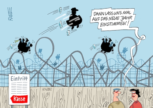 Achterbahnfahrt Achterbahnfahrt