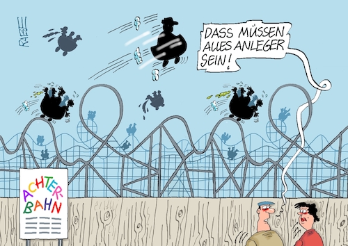 Achterbahnfahrt für Aktionäre Achterbahnfahrt für Aktionäre
