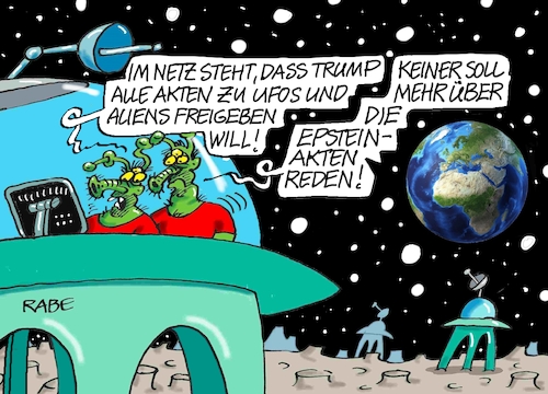 Cartoon: Alienakten (medium) by RABE tagged trump,präsident,usa,donald,einmarsch,erstürmung,cartoon,karikatur,pressezeichnung,rabe,ralf,böhme,farbcartoon,tagescartoon,venezuela,südamerika,maduro,regimewechsel,weltordnung,kongress,völkerrecht,alien,ausserirdische,ufo,akten,akteneinsicht,aktenfreigabe,unterlagen,obama,epstein,files,sexualstraftäter,trump,präsident,usa,donald,einmarsch,erstürmung,cartoon,karikatur,pressezeichnung,rabe,ralf,böhme,farbcartoon,tagescartoon,venezuela,südamerika,maduro,regimewechsel,weltordnung,kongress,völkerrecht,alien,ausserirdische,ufo,akten,akteneinsicht,aktenfreigabe,unterlagen,obama,epstein,files,sexualstraftäter