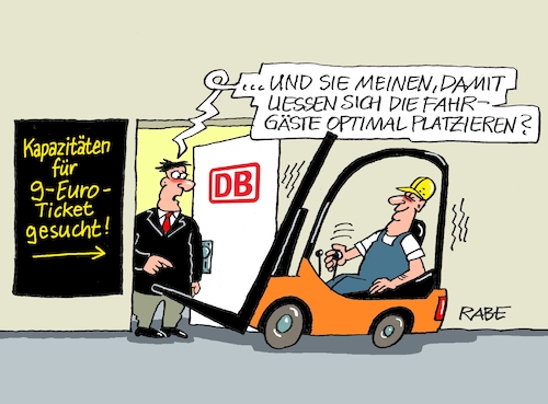 Cartoon: Aufgegabeltes (medium) by RABE tagged energiewende,windkraft,windräder,solarenergie,umweltminister,robert,habeck,grüne,rabe,ralf,böhme,cartoon,karikatur,pressezeichnung,farbcartoon,tagescartoon,michel,lastenträger,kosten,energiepreise,deutsche,bahn,db,kapazitäten,neun,euro,ticket,gabelstabler,ansturm,pfingsten,reisende,energiewende,windkraft,windräder,solarenergie,umweltminister,robert,habeck,grüne,rabe,ralf,böhme,cartoon,karikatur,pressezeichnung,farbcartoon,tagescartoon,michel,lastenträger,kosten,energiepreise,deutsche,bahn,db,kapazitäten,neun,euro,ticket,gabelstabler,ansturm,pfingsten,reisende