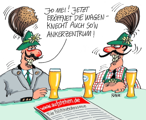 Cartoon: Aufstehen Horst (medium) by RABE tagged aufstehen,sahra,wagenknecht,linke,auffangbecken,sammelsorium,unzufriedene,politikverdrossenen,sozialstaat,rabe,ralf,böhme,cartoon,karikatur,pressezeichnung,reformer,tagescartoon,farbzeichnung,stammtisch,bayern,bier,bierglas,anker,ankerzentrum,horst,seehofer,flüchtlinge,aufstehen,sahra,wagenknecht,linke,auffangbecken,sammelsorium,unzufriedene,politikverdrossenen,sozialstaat,rabe,ralf,böhme,cartoon,karikatur,pressezeichnung,reformer,tagescartoon,farbzeichnung,stammtisch,bayern,bier,bierglas,anker,ankerzentrum,horst,seehofer,flüchtlinge