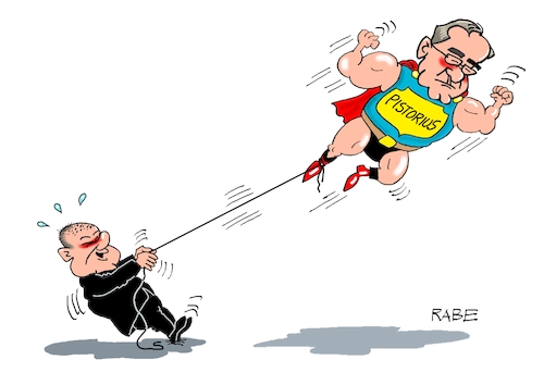 Cartoon: Aufsteiger (medium) by RABE tagged pistorius,boris,verteidigungsminister,vereidigung,berufung,lambrecht,rücktritt,neubesetzung,ministeramt,bundeswehr,ukrainekrieg,rabe,ralf,böhme,cartoon,karikatur,pressezeichnung,farbcartoon,tagescartoon,olaf,scholz,drachen,superman,aufsteiger,seil,schnur,pistorius,boris,verteidigungsminister,vereidigung,berufung,lambrecht,rücktritt,neubesetzung,ministeramt,bundeswehr,ukrainekrieg,rabe,ralf,böhme,cartoon,karikatur,pressezeichnung,farbcartoon,tagescartoon,olaf,scholz,drachen,superman,aufsteiger,seil,schnur