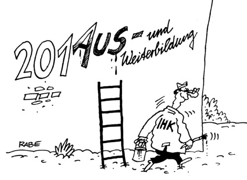 Cartoon: Ausbildungsjahr 2011 (medium) by RABE tagged ihk,ausbildungsplätze,lehrstellen,weiterbildung,schule,euro,maler,pinsel,leiter,wirtschaftsminister,farbtopf,schulabschluß,lehrausbilder,fachkräfte,beschäftigtejugend,ausbildung,job,jobbörse,betriebe,industrie,handel,ihk,ausbildungsplätze,lehrstellen,weiterbildung,schule,euro,maler,pinsel,leiter,wirtschaftsminister,lehrausbilder,schulabschluß,fachkräfte,beschäftigtejugend,ausbildung,job,industrie,handel,arbei