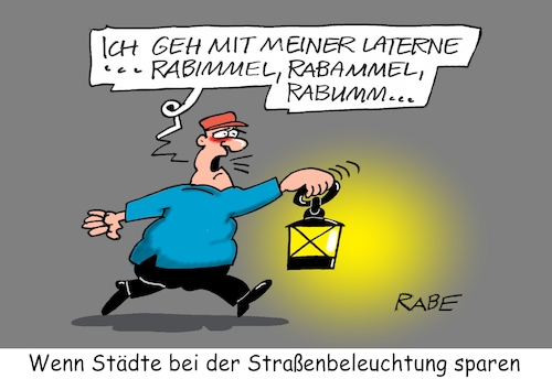 Cartoon: Bimmelbammel (medium) by RABE tagged energiewende,windkraft,windräder,solarenergie,umweltminister,robert,habeck,grüne,rabe,ralf,böhme,cartoon,karikatur,pressezeichnung,farbcartoon,tagescartoon,michel,lastenträger,kosten,energiepreise,energiekosten,ukrainekrieg,sanktionen,gasstopp,ölembargo,inflation,teuerung,teuerungsrate,preisanpassung,kommunen,städte,einsparung,straßen,straßenbeleuchtung,straßenlaternen,kostenfaktor,laterne,rabimmel,rabammel,rabumm,energiewende,windkraft,windräder,solarenergie,umweltminister,robert,habeck,grüne,rabe,ralf,böhme,cartoon,karikatur,pressezeichnung,farbcartoon,tagescartoon,michel,lastenträger,kosten,energiepreise,energiekosten,ukrainekrieg,sanktionen,gasstopp,ölembargo,inflation,teuerung,teuerungsrate,preisanpassung,kommunen,städte,einsparung,straßen,straßenbeleuchtung,straßenlaternen,kostenfaktor,laterne,rabimmel,rabammel,rabumm