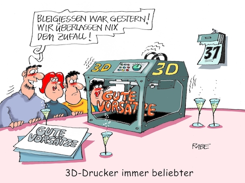 Cartoon: Bleigießen (medium) by RABE tagged blei,bleigießen,silvester,neujahr,vorsätze,silvesterfeier,silvesterabend,kalender,bowle,rabe,ralf,böhme,cartoon,karikatur,pressezeichnung,farbcartoon,tagescartoon,drucker,drei,drucktechnik,blei,bleigießen,silvester,neujahr,vorsätze,silvesterfeier,silvesterabend,kalender,bowle,rabe,ralf,böhme,cartoon,karikatur,pressezeichnung,farbcartoon,tagescartoon,drucker,drei,drucktechnik