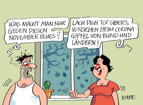 Cartoon: Bluesiges (medium) by RABE tagged corona,bildung,bildungsminister,kanzleramt,bildungskonferenz,lehrerkonferenz,laptop,ausstatung,digitalisierung,bildungsmonitor,internetzugan,wlan,aufwachen,lockdown,coronagipfel,länderkonferenz,bund,merkel,söder,spahn,lockerungen,teillockdown,impfstoff,abstandsregeln,maskenpflicht,fallzahlen,rki,november,blues,novemberblues,winterblues,herbstwetter,trübsal,corona,bildung,bildungsminister,kanzleramt,bildungskonferenz,lehrerkonferenz,laptop,ausstatung,digitalisierung,bildungsmonitor,internetzugan,wlan,aufwachen,lockdown,coronagipfel,länderkonferenz,bund,merkel,söder,spahn,lockerungen,teillockdown,impfstoff,abstandsregeln,maskenpflicht,fallzahlen,rki,november,blues,novemberblues,winterblues,herbstwetter,trübsal