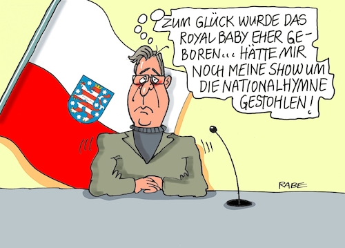 Cartoon: Bodo Ramelow (medium) by RABE tagged bodo,ramlow,thüringen,ministerpräsident,linke,nationalhymne,änderung,rabe,ralf,böhme,cartoon,karikatur,tagescartoon,royal,baby,prinz,pinzessin,herzogin,harry,meghan,archi,harrison,mountbatten,windsor,bodo,ramlow,thüringen,ministerpräsident,linke,nationalhymne,änderung,rabe,ralf,böhme,cartoon,karikatur,tagescartoon,royal,baby,prinz,pinzessin,herzogin,harry,meghan,archi,harrison,mountbatten,windsor