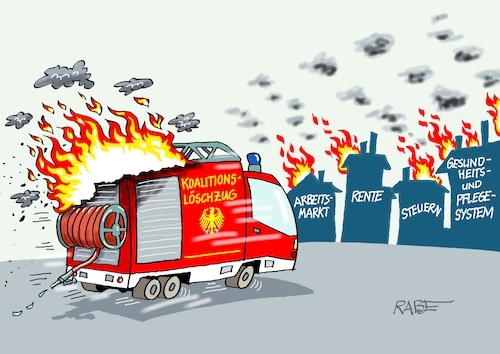 Brenzlige Situation