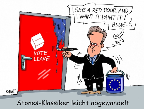 Cartoon: Briten Brexit Zwei (medium) by RABE tagged rabe,leave,volksentscheid,brüssel,eu,verbleib,austritt,briten,england,cameron,ralf,böhme,cartoon,karikatur,pressezeichnung,farbcartoon,tagescartoon,schallplatte,beatles,hello,goodbye,grammophon,cameron,england,briten,austritt,verbleib,eu,brüssel,volksentscheid,leave,rabe,ralf,böhme,cartoon,karikatur,pressezeichnung,farbcartoon,tagescartoon,schallplatte,beatles,hello,goodbye,grammophon