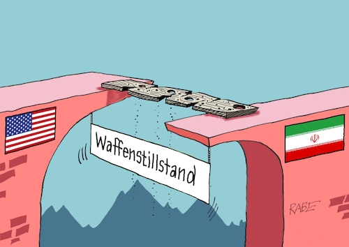 Cartoon: Brückentag (medium) by RABE tagged trump,präsident,usa,donald,einmarsch,erstürmung,cartoon,karikatur,pressezeichnung,rabe,ralf,böhme,farbcartoon,tagescartoon,venezuela,südamerika,maduro,regimewechsel,weltordnung,kongress,völkerrecht,israel,libanon,iran,irankrieg,waffenruhe,waffenstillstand,brücke,brettfragiles,brüchiges,trump,präsident,usa,donald,einmarsch,erstürmung,cartoon,karikatur,pressezeichnung,rabe,ralf,böhme,farbcartoon,tagescartoon,venezuela,südamerika,maduro,regimewechsel,weltordnung,kongress,völkerrecht,israel,libanon,iran,irankrieg,waffenruhe,waffenstillstand,brücke,brettfragiles,brüchiges