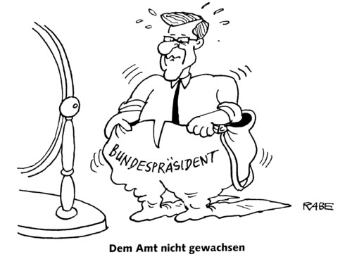 Cartoon: Bundeshose (medium) by RABE tagged wulff,bundespräsident,staatsoberhaupt,cdu,kanzlerin,merkel,amt,amtsmissbrauch,amtssitz,kredit,privatkredit,pressefreiheit,maulkorb,diekmann,bild,bildzeitung,geerkens,hose,spiegel,übergröße,wulff