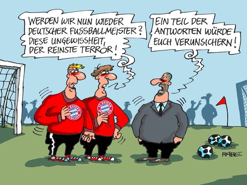 Cartoon: Bundesligastart (medium) by RABE tagged bundesliga,bundesligastart,fc,bayern,münchen,pep,hoeneß,hsv,hamburger,sv,eröffnungsspiel,rabe,ralf,böhme,cartoon,karikatur,pressezeichnung,farbcaroon,tagescartoon,innenminister,terroristen,anschläge,flüchtligskrise,is,bundesliga,bundesligastart,fc,bayern,münchen,pep,hoeneß,hsv,hamburger,sv,eröffnungsspiel,rabe,ralf,böhme,cartoon,karikatur,pressezeichnung,farbcaroon,tagescartoon,innenminister,terroristen,anschläge,flüchtligskrise,is